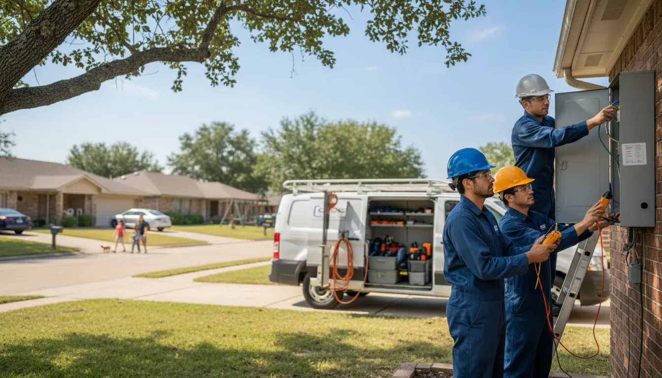 Certified electrician providing emergency electrical services in Williamsville, VA